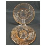 (J) Vintage Federal Glass Company Pink "Diana"