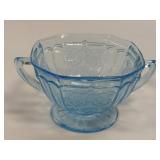 (J) Vintage Anchor Hocking Glass Company Ice Blue