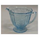 (J) Vintage Anchor Hocking Glass Company Ice Blue