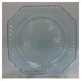 (J) Vintage Anchor Hocking Glass Company Ice Blue