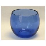 (K) Vintage Hazel Atlas Royal Lace Cobalt Blue
