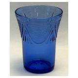 (K) Vintage Hazel Atlas Royal Lace Cobalt Blue 5