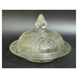 (L) Vintage Jeannette Depression Glass Iris and