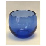 (K) Vintage Hazel Atlas Royal Lace Cobalt Blue