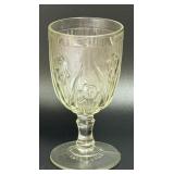 (L) Vintage Jeannette Depression Glass Iris and