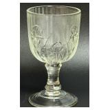 (L) Vintage Jeannette Depression Glass Iris and