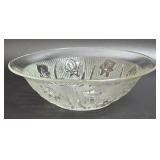 (L) Vintage Jeannette Depression Glass Iris and