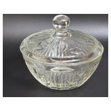 (L) Vintage Jeannette Depression Glass Iris and