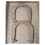(F) 2- Top Ringer 2½ lb Horse Shoes