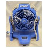 (D) Kobalt 24V Misting Fan w/ Battery (No