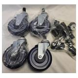 (D) 4- 5" Caster Wheels