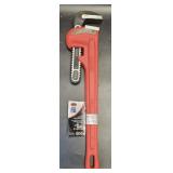 (D) Ridgid HD 18" Pipe Wrench