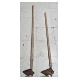 2 Garden Hoes