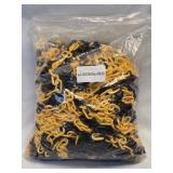(D) Yellow & Black Plastic Chain & Hooks