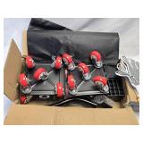(D) 4-Furniture Dollies & Lifter Set