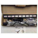 (D) 2- Color Changing Emergency Light Bars 17"