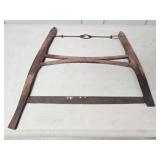 (FL) Antique Wooden Buck Saw