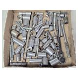 (FL) Assorted Sockets, Ratchet & Extensions (Few