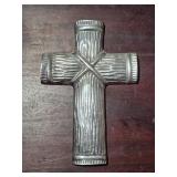 Aluminum Cross Wall Decor 7'x 4¾'