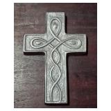 Aluminum Cross Wall Decor 6¼'x 4¼'