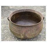 Cast Iron Pot 16'W 11'H (has crack on side)