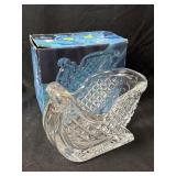 Lead Crystal Sleigh 7'