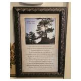 Framed Poem by Patsy Stambaugh Deskins 14'x 20'