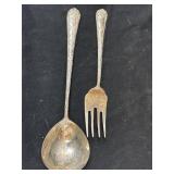 WM Rogers & Son China Plated Serving Utensils