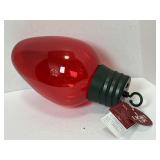 Red Shed Light Up Christmas Bulb 13'