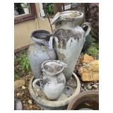 Resin 3-Water Pitcher Fountian 33' tall