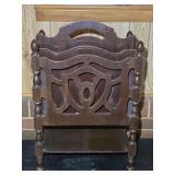 Wooden Magazine Rack 16'W 10'D 24'H