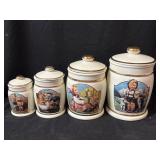 1993 M J Hummel Canister Collection