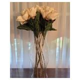 Etched Glass Hurricane Shade 10'H 8'W w/