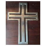 Polished Pewter? Wall Cross 8½' x 11½'