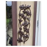 2 Aluminum Oak Leaf & Achorn Wall Decor 20'x 6½'