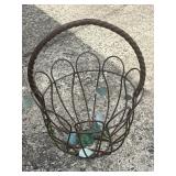 21' Metal Plant Stand Basket