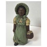 5' Folkart Figurine Signed J.P.