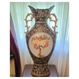 Vintage Limoges Porcelain Hand Painted Vase 24'T