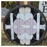 Round Stained Glass Panel 33'