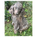 18' Concrete Dog Yard Decor