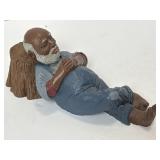 6' Folkart Figurine Signed J.P.??