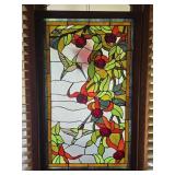 Hummingbird Stained Glass Panel 22'x 36'