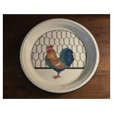 Cracker Barrel 12½' Enamelware Chicken Plate