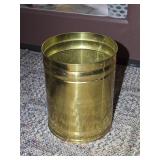 Brass Trash Can 9½'W 12'H