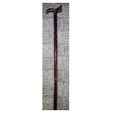 Handcarved Wooden Cane 35' tall