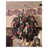 Hanging Artificial Flower Swag Set 22'W 26'H