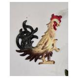 Vintage Syroco Inc Ceramic Rooster Wall Decor
