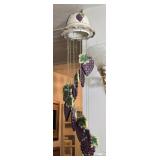 Ceramic Grape Wind Chime 25' tall