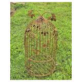 Wire Bird Cage Yard Art 29' tall