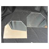 2) 10 1/2' x 9' Accent Mirrors
